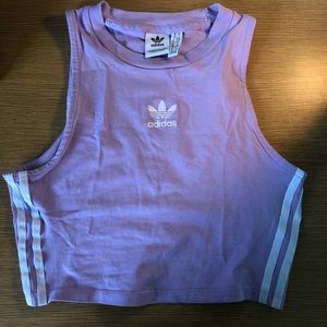 Adidas original cropped tank top